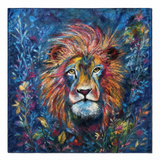 Colorful Lion - Square Silk Scarf