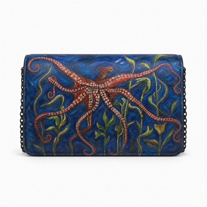 Red Octopus | Purse