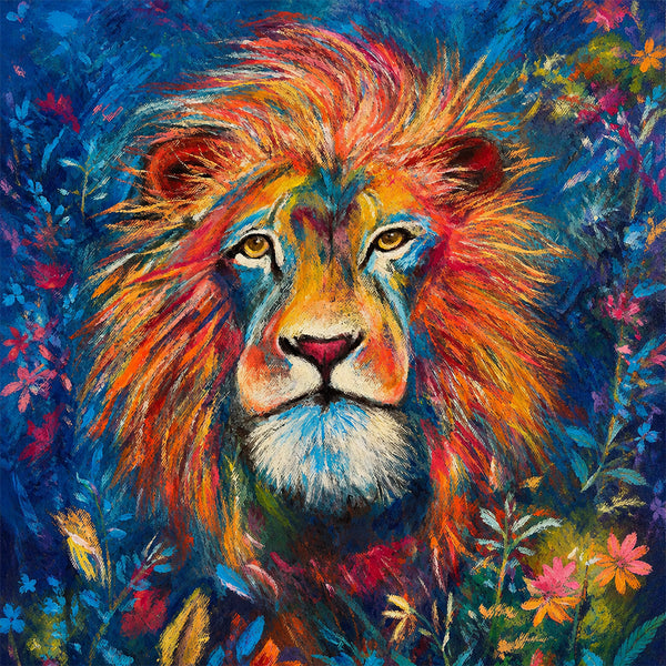 Colorful Lion