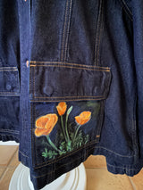 Brown Bear, California Poppies - Size Large