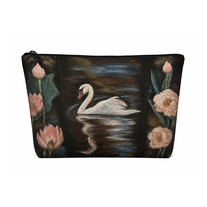 The Swan | Canvas Cosmetic Bag