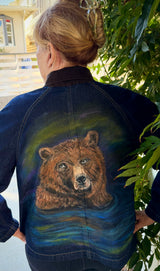 Brown Bear, California Poppies - Size Large