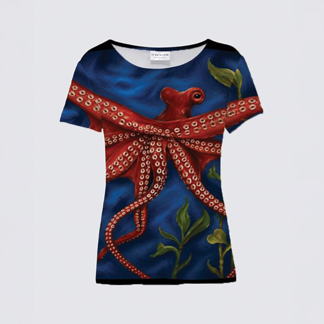 Red Octopus | T-Shirt
