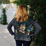 Alaska Wildlife | Black Denim Jacket | Size Large