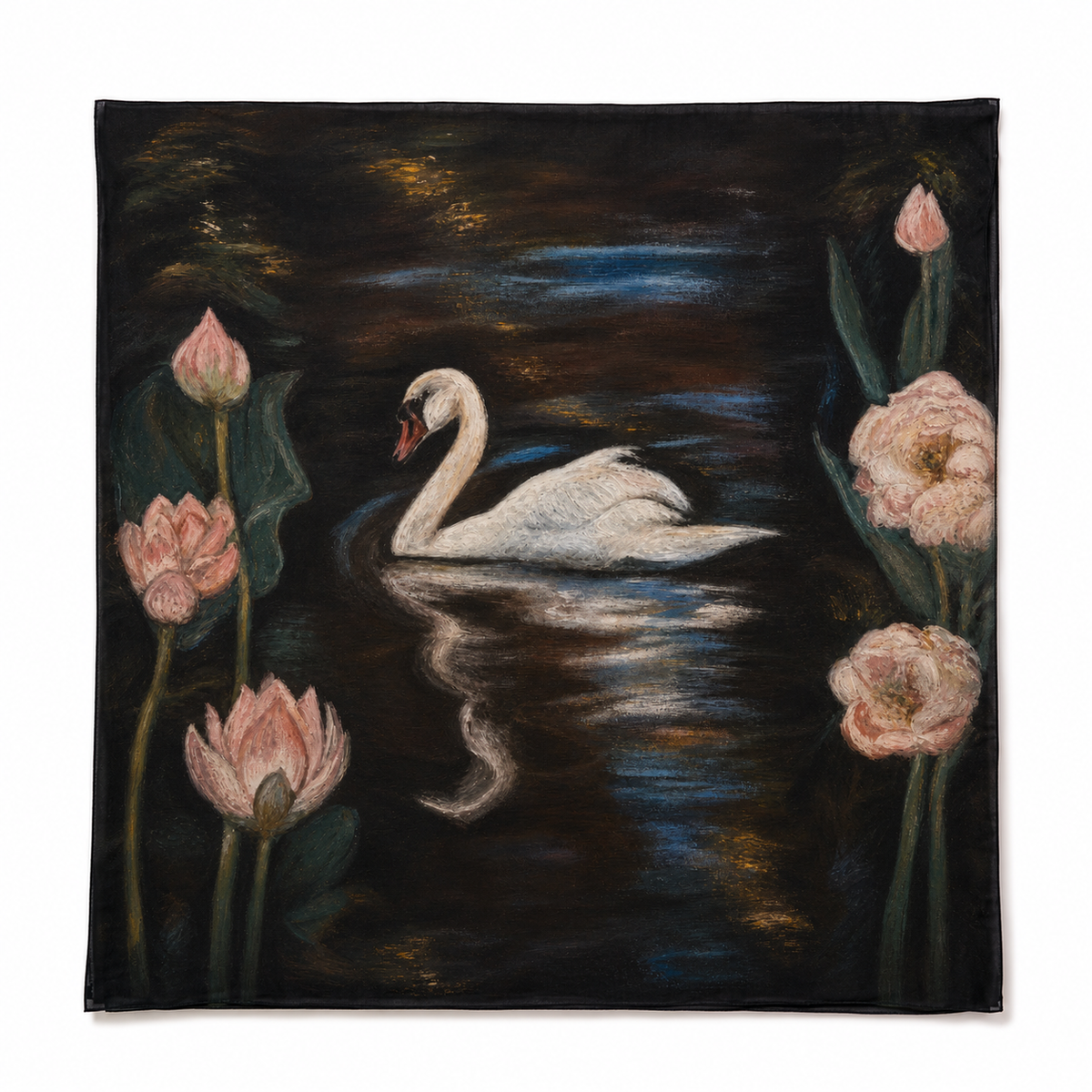 The Swan | Square Scarf